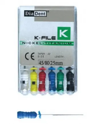 K-File NiTi 21mm 45-80 Diadent