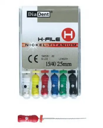 H-File NiTi 21mm 45-80 Diadent