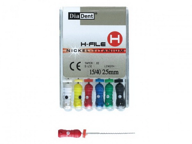 H-File NiTi 21mm 45-80 Diadent