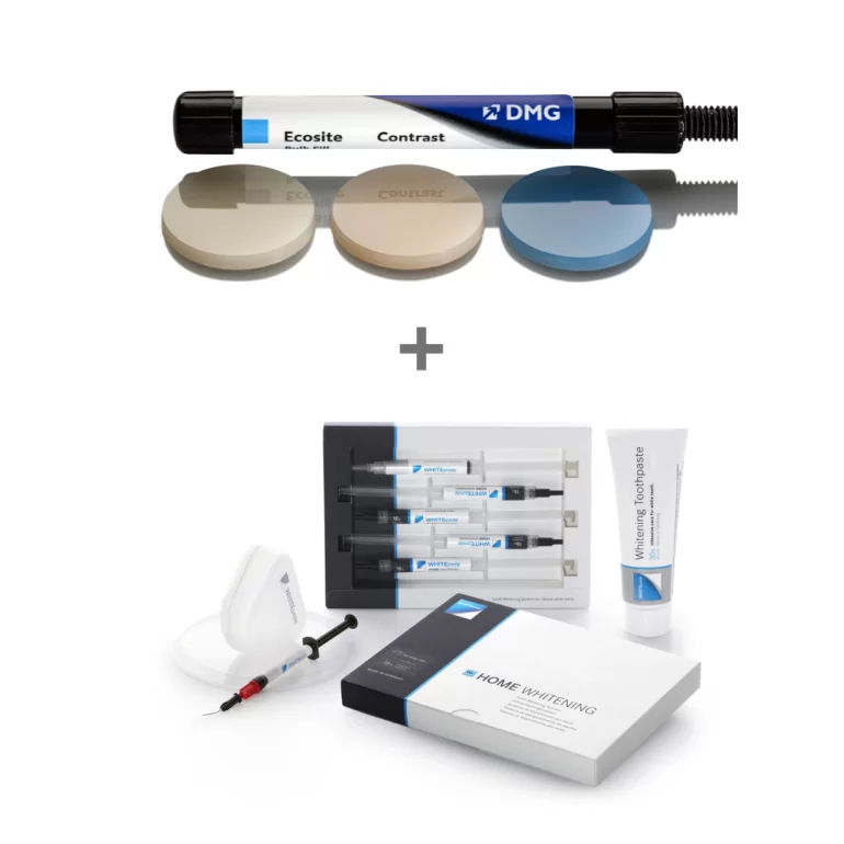ECOSITE BULK FIL KOMPOZIT + WHITE SMILE HOME WHITENING SET ZA KUĆNO BELJENJE ZUBA